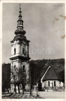 Pelsőc church and national flag