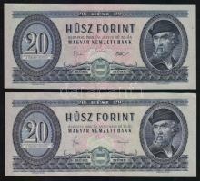 1969. 20Ft + 1980. 20Ft T:II,I