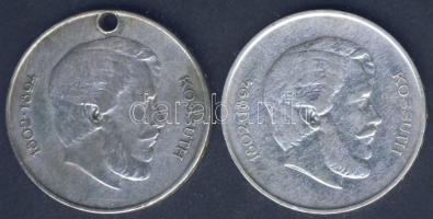 1947. 5Ft Ag (2x) "Kossuth" T:3+,3 ly. ph.