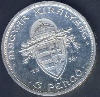 1938. 5P "Szent István" Ag T:2- ph