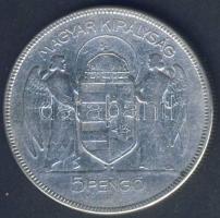 1930. 5P Ag "Horthy jobbra" T:3
