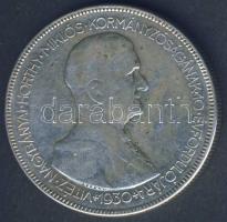 1930. 5P Ag "Horthy jobbra" T:3