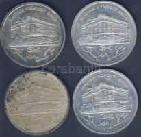 1992. 200Ft "MNB" Ag (4x) T:2,3