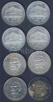 1992+94. 200Ft "Deák + MNB" Ag (8x) T:2,3