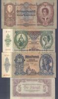 11db főleg klf magyar bankjegy a pengő időszakból, közte sorszámkövetéssel is! T:vegyes