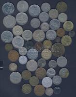 Kis világpénz tétel összesen 51db, ezüstökkel és érdekes darabokkal T:vegyes