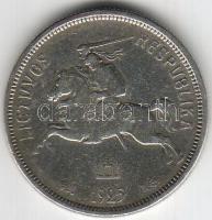 Litvánia 1925 5L ezüst T:3/4