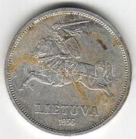 Litvánia 1936 5L ezüst T:3 foltos