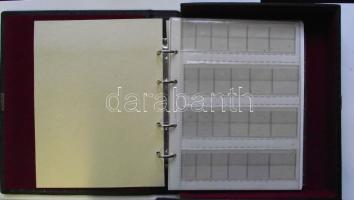 Érmetartó kemény doboz klf betétlapokkal 25x29 cm