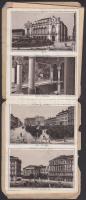 1885 Budapest litho leporellofüzet megviselt állapotban