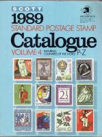 Scott világkatalógus 1989 4 kötet, teljes