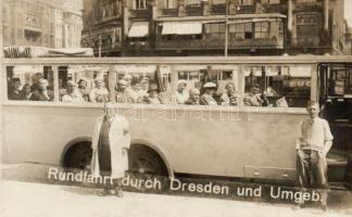 Dresden sightseeing bus photo