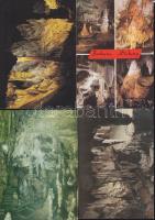 Barlangok - 60 db modern képeslap többnyire magyar barlangokról  / 60 Cave cards
