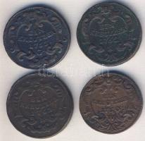Ausztria/magyar verdejel 1760-1763. 1Kr (4x) klf verdejellel! T:3