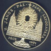 1991. "Napjaink magyar történelme - II. János Pál Pápa látogatása-Pécs" nagyalakú, piefort...