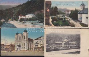 Rendkívül tartalmas régi képeslap tétel: 21 db vegyes lap nagyrészt a Történelmi Magyarország terüle...