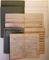 9 db régi füzet a két háború közti időszakból