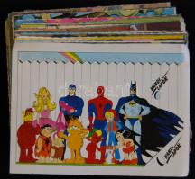 140 db megíratlan modern magyar rajzfilmes képeslap / 140 unused Cartoon cards