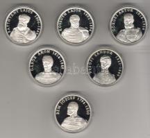 1997 "Magyar forradalom nagyjai" 210,30gr ezüst díszdobozban T:PP! R!