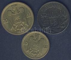 Románia 1930-1947. 10L, 20L, 10.000L T:3