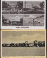 32 db régi városképes lap túlnyomórészt a Történelmi Magyarország területeiről, sok határontúlival, ...