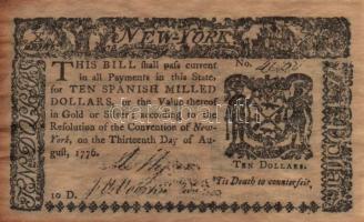 USA 1773-1862. 9db klf bankjegy hamisítványa! T:vegyes