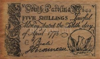 USA 1773-1862. 9db klf bankjegy hamisítványa! T:vegyes