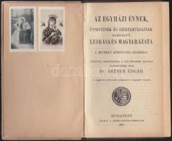 10 db érdekes okmány: ritkább igazolványok, Egyházi év ünnepei c. könyv, járadékkölcsön jegyzési fel...