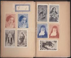 10 db érdekes okmány: ritkább igazolványok, Egyházi év ünnepei c. könyv, járadékkölcsön jegyzési fel...