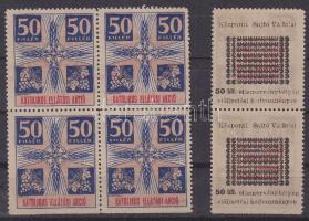 Katolikus ellátási bélyeg 6 db