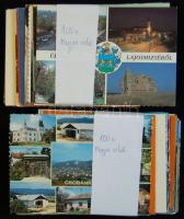 200 db modern Magyar Vidéki városképes lap / 200 Hungarian cards
