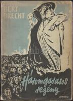 Bert Bercht: Háromgarasos regény, Népszava Kiadó, első oldalon Szigeti ex libris, kiadói papírkötésben, viseltes állapotban