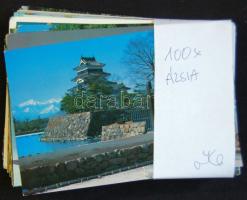 100 db jó minőségű, modern Ázsiai városképes lap / 100 good-quality, mixed Asian cards