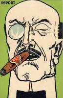 Wiener Werkstätte Nr. 728 am Rückseite Klebstoff