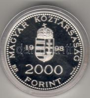 1997-98-99 "Integráció az EU-ba" 2000Ft +  2000Ft + 3000Ft 3db ezüst, díszdobozban T:PP!