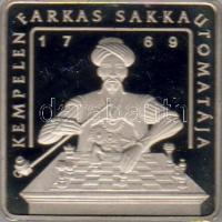 2002. "Kempelen..." "szögletes" 500Ft ezüst díszdobozban T:PP!