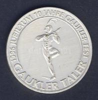 Ausztria/Feldkirch 1996. 100Sch "10 éves az artista fesztivál" zsetonja T:2
Austria/Feldk...