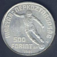 1981. 500Ft Ag "Labdarúgó VB" T:BU