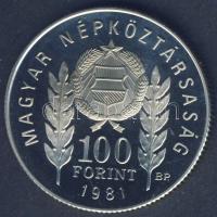1981. 100Ft "1300 éves Bulgária" T:PP