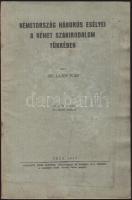1939 Dr. Lajos Iván: Németország háborús esélyei a német szakirodalom tükrében, Pécs