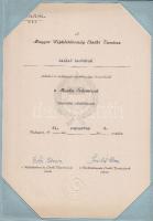 1961. Dobi István a  Népköztársaság Elnöki Tanácsának elnöke aláírása kitüntetést adományozó okiraton