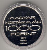 1994-95 "Atlanta I-II" 2x1000Ft ezüst díszdobozban T:PP!