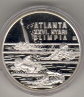 1994-95 "Atlanta I-II" 2x1000Ft ezüst díszdobozban T:PP!