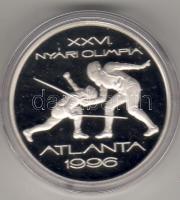 1994-95 "Atlanta I-II" 2x1000Ft ezüst díszdobozban T:PP!