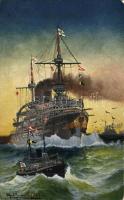 SMS Kaiser Barbarossa artist signed