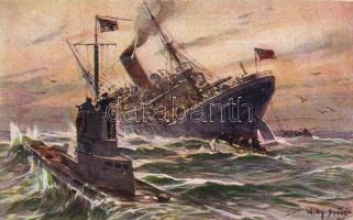 Hochseeflotte, German torpedo ships s: Willy Stöwer