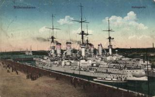 German steamship in Wilhelmshaven (EB)