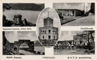 Visegrád hajóállomással és a BOTE Menedékházzal