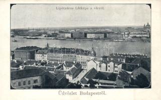 Budapest V. Lipótváros látképe