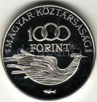 1994. "Védd a világot" 1000Ft ezüst, díszdobozban T:PP!